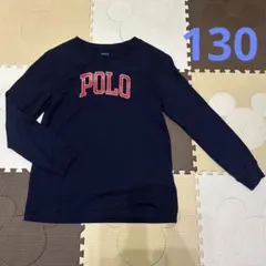 ポロラルフローレン　長袖Tシャツ　ネイビー　130