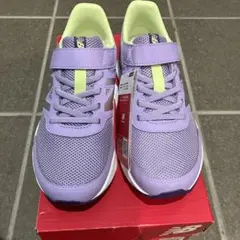 22.5cm New Balance キッズスニーカー パープル