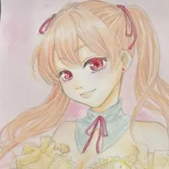 ウマ娘 ジェンティルドンナ 手描き アナログ 原画 イラスト ファン