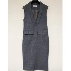 【美品】사이유 ノースリーブ ネイビーワンピース