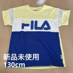 FILA キッズ Tシャツ 130 新品 半袖 メッシュ 女の子 フィラ