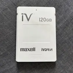 maxell ivdr 120GB HDD カセット　ハードディスク日のサムネイル