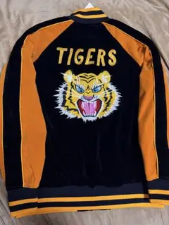 HANSIN Tigers 未使用 別珍 虎 日本限定スカジャン vintageのサムネイル