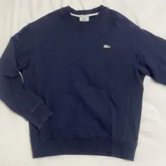 LACOSTE LIVE ネイビー クルーネック トレーナー XS