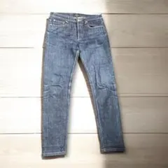 APC デニムパンツ30 赤ミミ ジーパン
