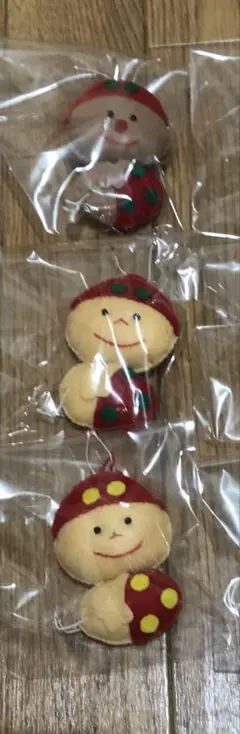 てんとう虫人形 ハンドメイド ぬいぐるみ ストラップぬいぐるみ