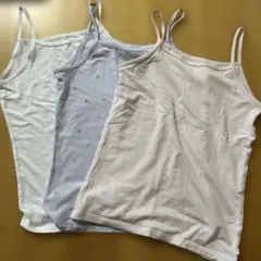 女の子向けキャミソール3枚セット130 エアリズム