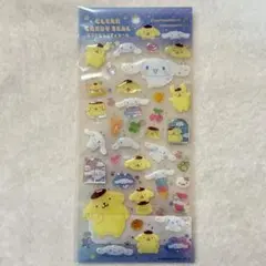 サンリオキャラクタークリアキャンディシールシナモロールポムポムプリン