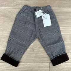 【新品未使用】après les cours チェック柄パンツ 80
