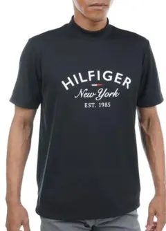 R*U様 トミーヒルフィガー　ゴルフウェア　メンズ　モックネック　半袖　LL 黒