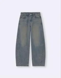 バレルレッグデニムパンツ