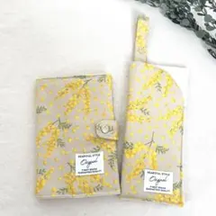 No.714☆mimページ☆お薬手帳ケース☆大きなポケット付き☆2点 No.714☆mim様専用ページ☆お薬手帳ケース☆大きなポケット付き☆2点