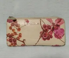 FURLA 長財布 フルラ 限定 ニコライバーグマン 花柄 ベージュレアのサムネイル