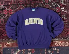 S*定様 champion カレッジロゴ スウェット トレーナー パープル L