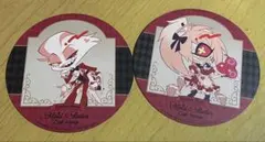 ハズビンホテル　カフェ　エンジェル、チェリーボム　コースター2点