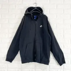 NIKE ジップアップパーカー ブラック Lサイズ