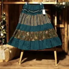 【新品】 y2k 森ガール フェアリー ロングスカート ティアード ステージコア