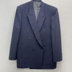 【M10】LANVIN テーラードジャケット 紺