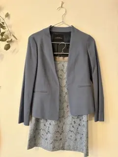 グリーンレーベルリラクシング　ノーカラー　スーツセットアップ 38