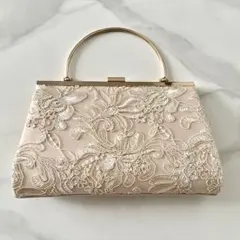 niana 2way刺繍デザインハンドバッグ オケージョンバッグ クラッチバッグ