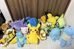 ポケモン ぬいぐるみ まとめ売り ピカチュウ ゲンガー カイリュウ ミュウ 等