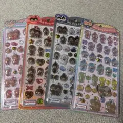 【正規品】モンチッチ うるちゅるPOP SEAL ぷっくりシール 4点セット