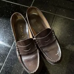 HARUTA ブラウン ローファー