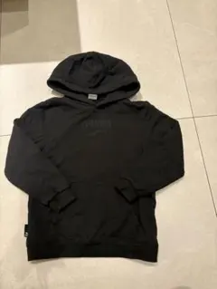 プーマ PUMA パーカー トレーナー 128cm 刺繍 ブラック