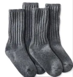 【極美品】L.L.Bean グレーソックス 4足セット サイズLARGEのサムネイル