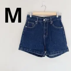 ★美品★【M】ダークブルー ショートパンツ 短パン