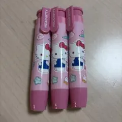 Hello Kitty ノック式ペン 3本セット　韓国　キティのサムネイル