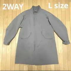 【完売品】ユニクロ ウィンドプルーフ2wayコート モッズコート ブラウン