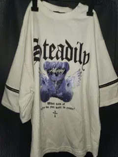 病み系 天使ベアTシャツ