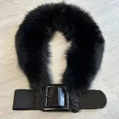 LOVE SEX MONEY リアルファー付きベルト