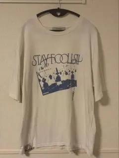 ZUTOMAYO Tシャツ STAY FOOLISH Tee White