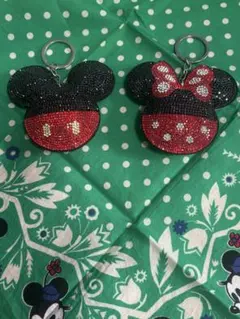 ディズニーラインストーンキーホルダー