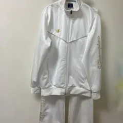 ✨Champion チャンピオン ジャージ 上下セット 白×ゴールド Lのサムネイル