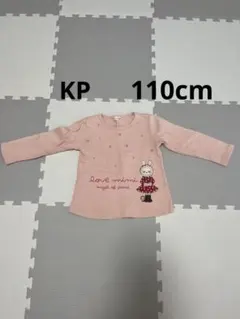 110cm ニットプランナー KP 長袖 トレーナー ピンク トップス