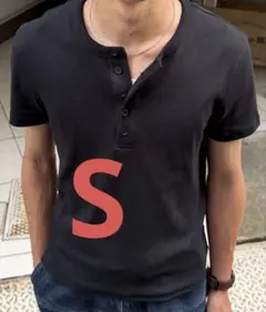 完売品 sinss コンパクトリブヘンリーショートスリーブTシャツ M