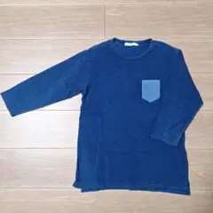BEAMS LIGHTS ネイビー 七分袖カットソー