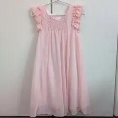 PETIT BATEAU ピンク ノースリーブワンピース 8ans