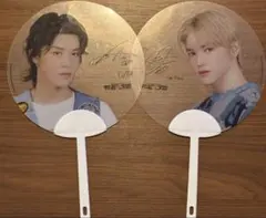 NCT 127 THE LINK うちわ ユウタ テヨン 2点セット