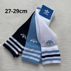 アディダス　オリジナルス メンズ ソックス 靴下 27-29cm ソリッドクルー