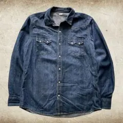 ダンガリーシャツ l