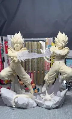 ドラゴンボール ベジット ヘッド 2 個付き 未塗装 樹脂 フィギュア