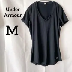 Under Armour MD/M ブラック VネックTシャツ
