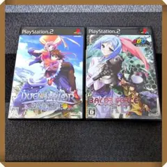 PS2ソフト【戯画2本セット★状態良し】バルドフォースエグゼ、デュエルセイヴァー