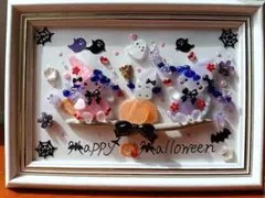 ❤️HappyHalloween❤️シマエナガ❤️魔女❤️シーグラスアート❤️
