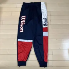 3.9 Wilson ウィルソン ジャージ トラックパンツ ネイビー　O