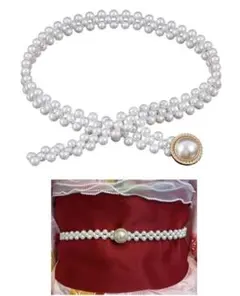新品送料無料/ 帯締め パール 簡単脱着 和洋 成人式